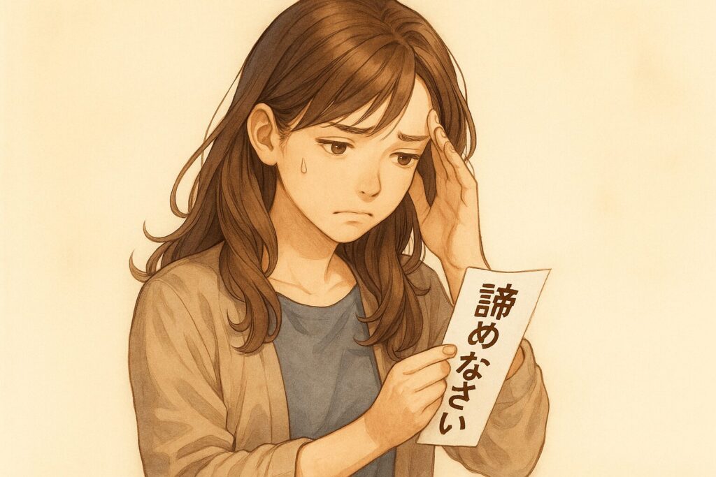 東京大神宮 恋みくじに「諦めなさい」と書かれていたら