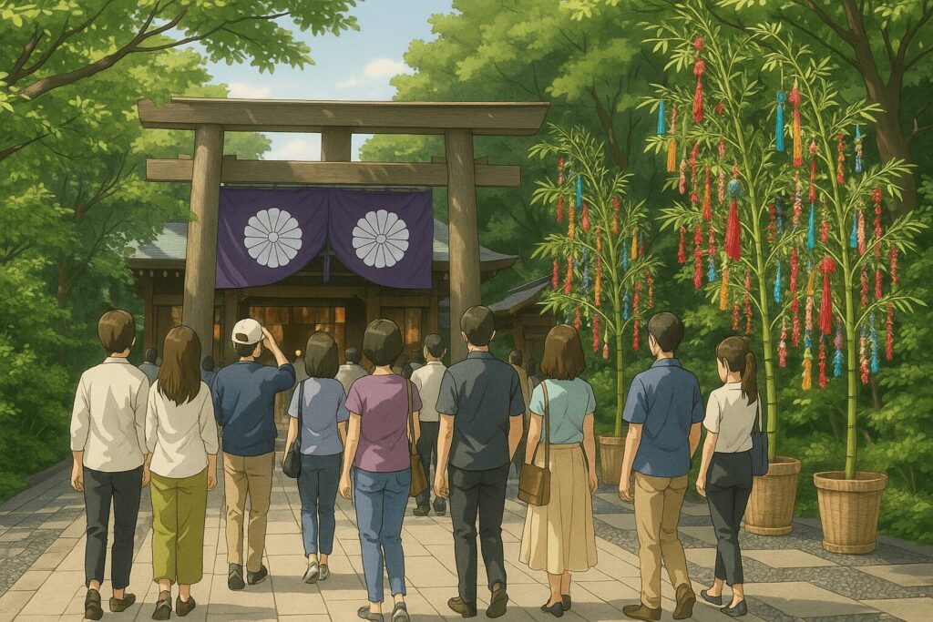 七夕祈願祭は事前予約制で参加