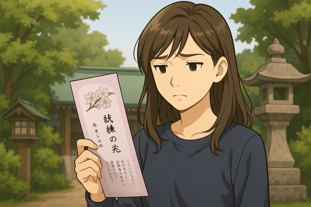 東京大神宮の縁結びみくじ 「試練の兆」が出たときの心構え