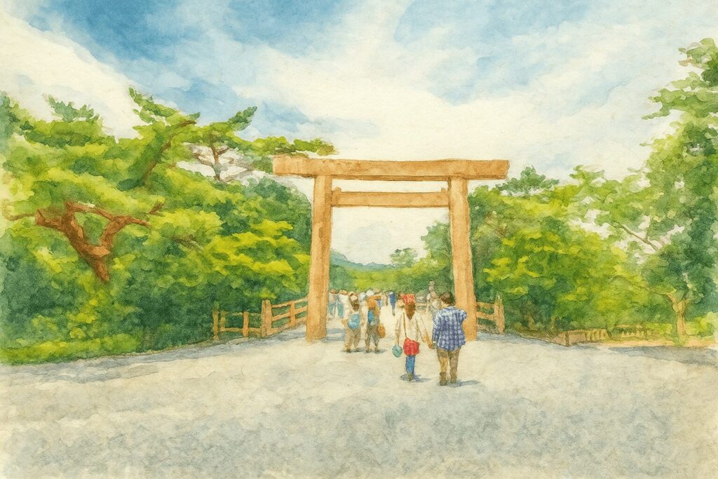 伊勢神宮 内宮・正宮・皇大神宮