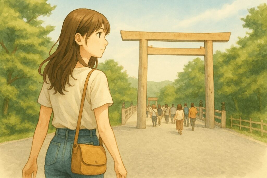 伊勢神宮内宮へ参拝