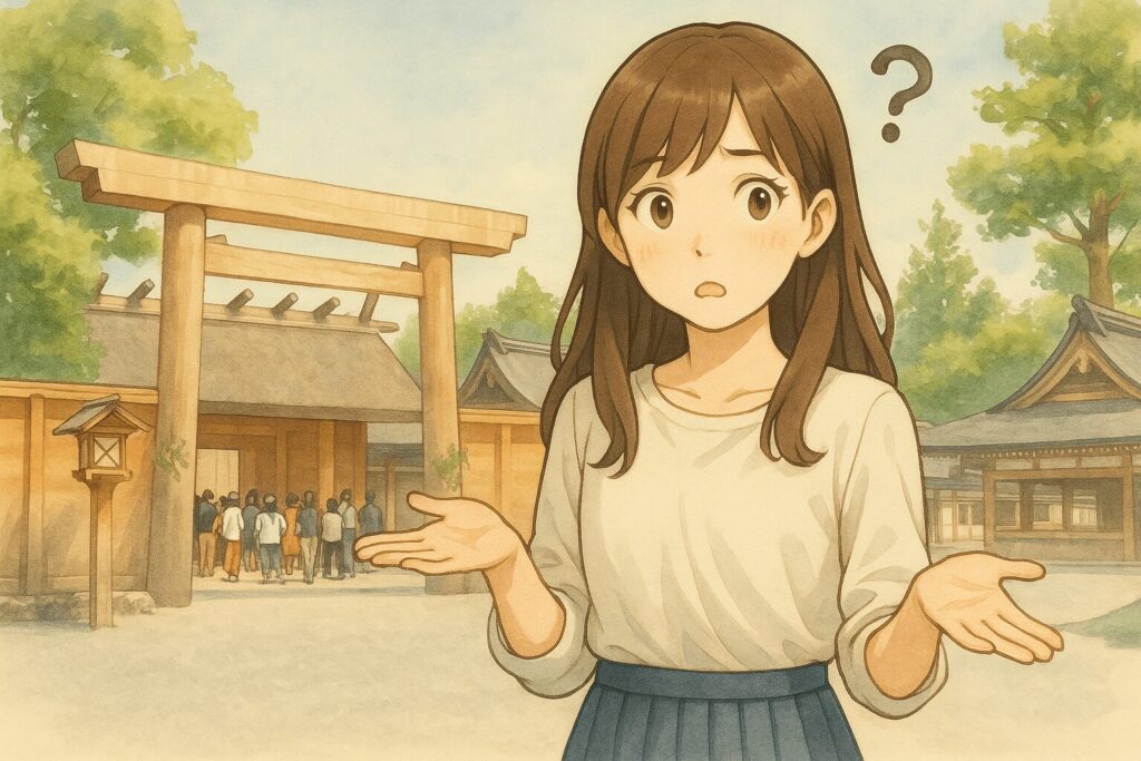 伊勢神宮で御朱印を断られる