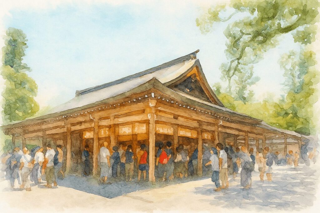 内宮神楽殿・授与所