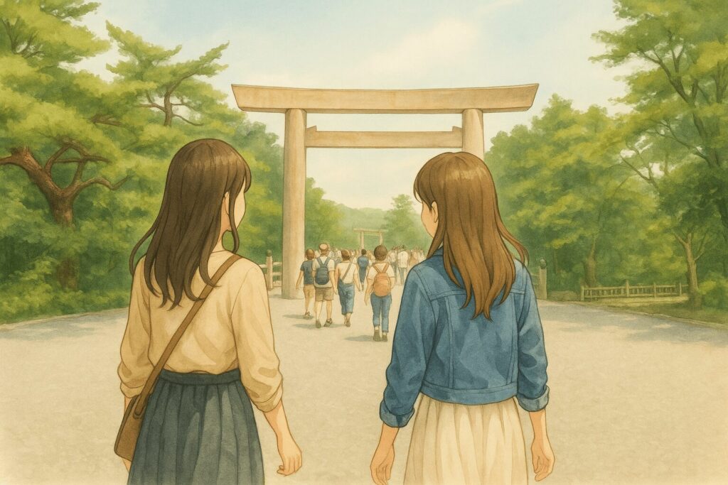 伊勢神宮内宮へ参拝