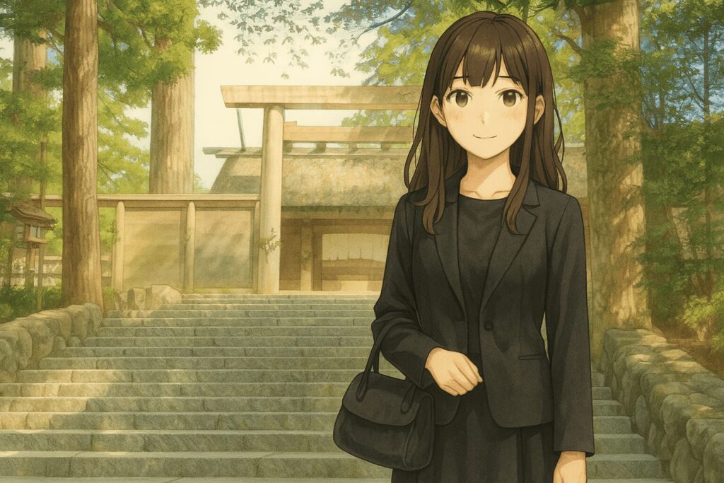 伊勢神宮 正式参拝 女性 喪服