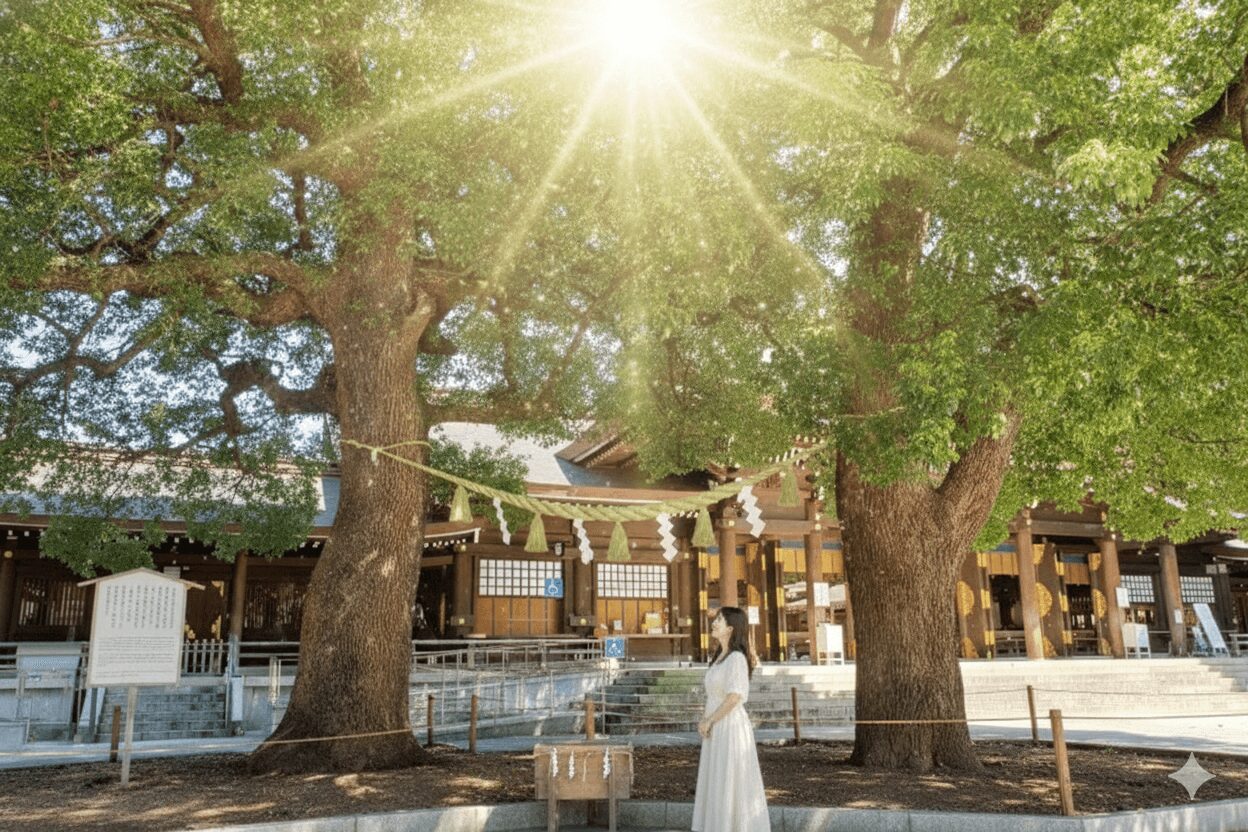 明治神宮 夫婦楠